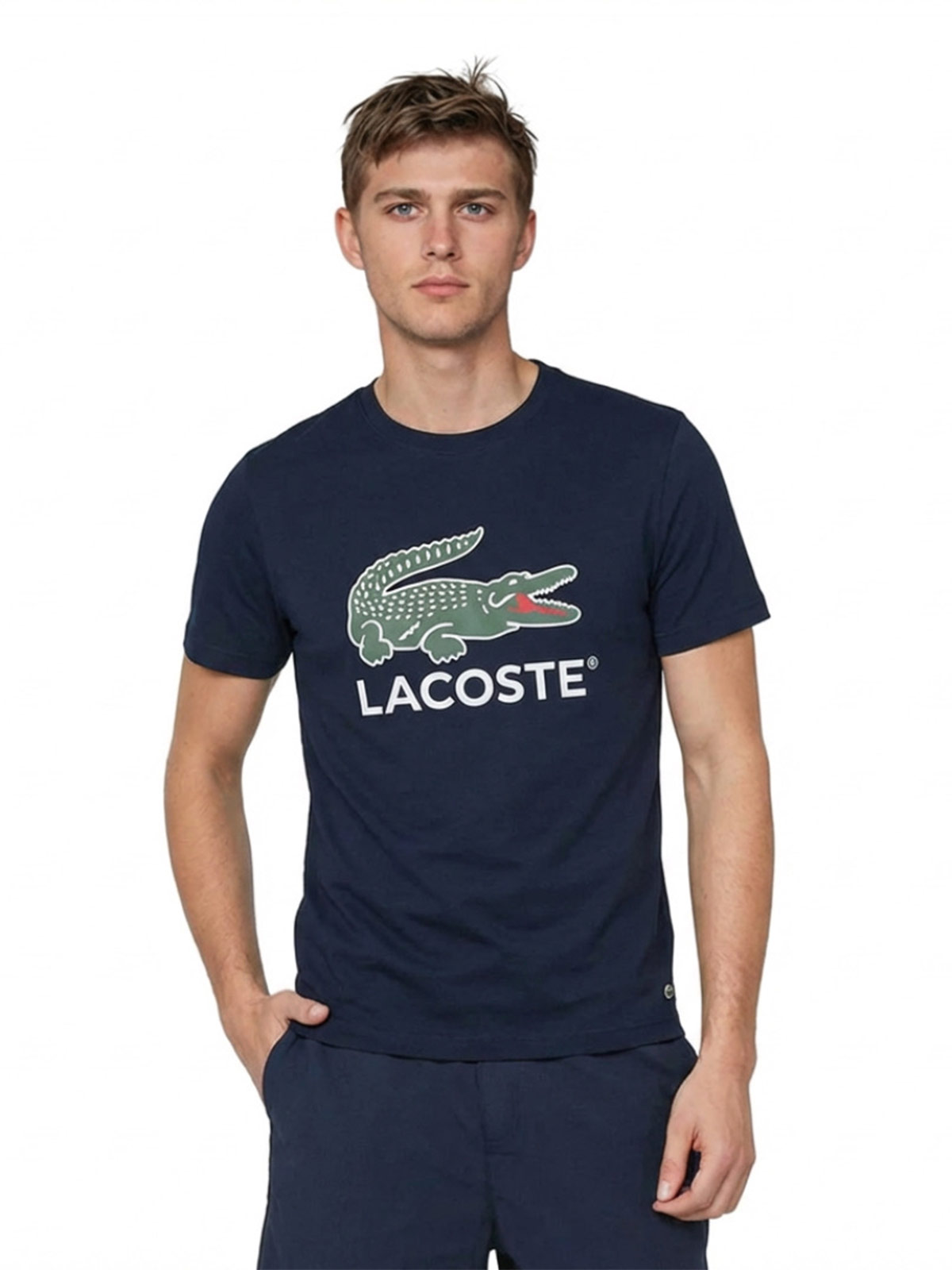POLERA HOMBRE LACOSTE ALGODÓN MANGA CORTA - 1