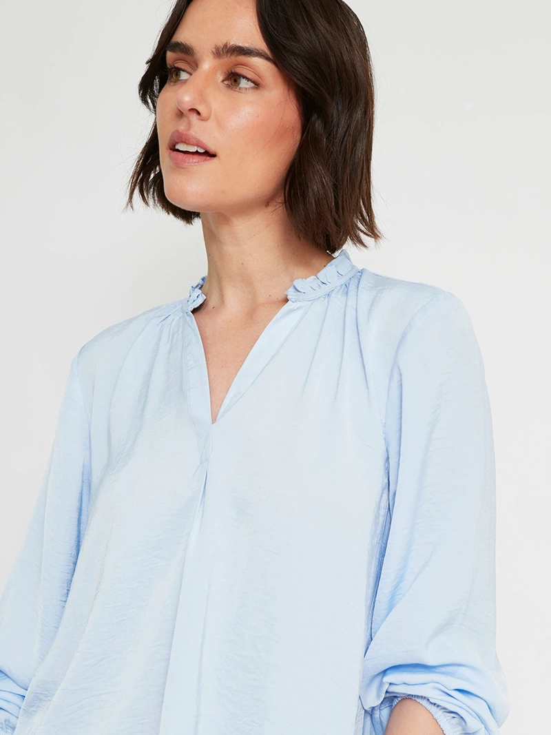 BLUSA MUJER REGATTA MANGA LARGA SATINADA - 3