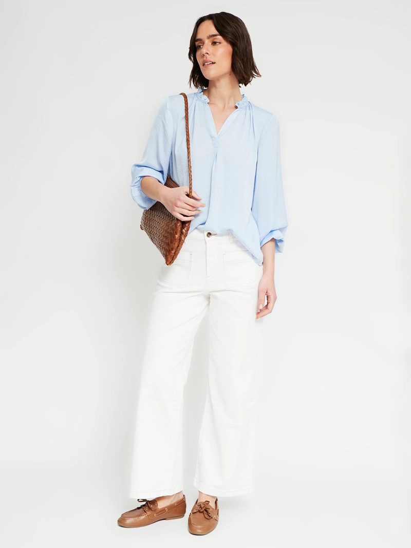 BLUSA MUJER REGATTA MANGA LARGA SATINADA - 4