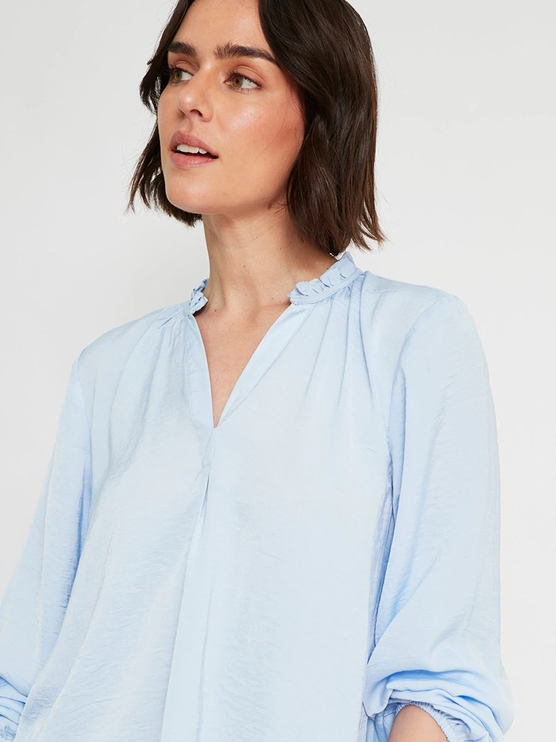 BLUSA MUJER REGATTA MANGA LARGA SATINADA - 3