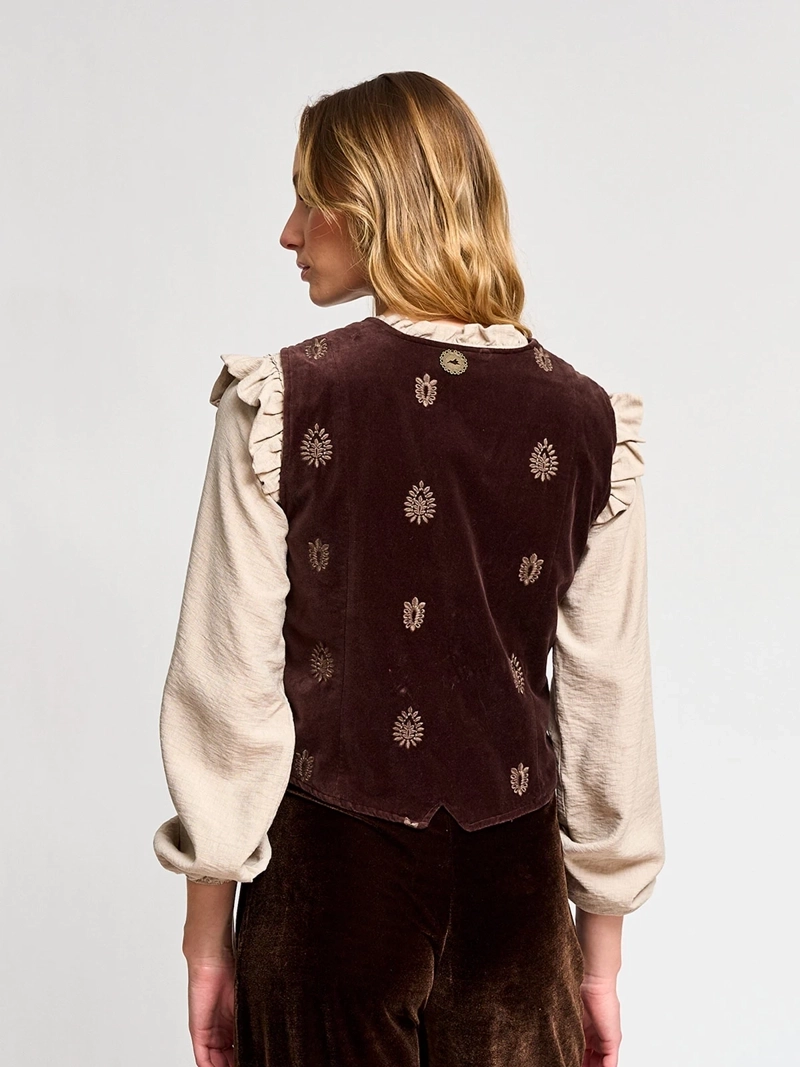 BLUSA MUJER TATIENNE ALGODÓN BORDADO - 2