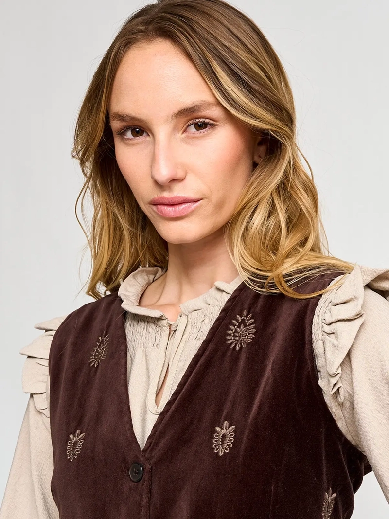 BLUSA MUJER TATIENNE ALGODÓN BORDADO - 3