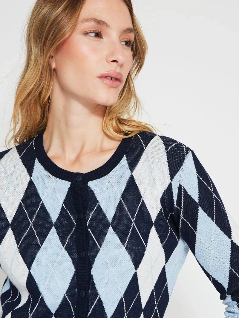 CARDIGAN MUJER INDEX ALGODÓN BÁSICO - 3