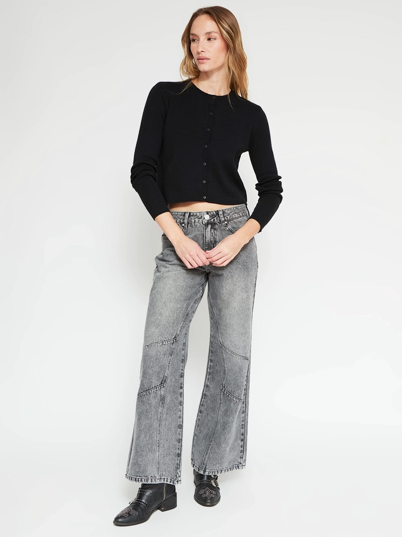 CARDIGAN MUJER INDEX ALGODÓN BÁSICO - 4