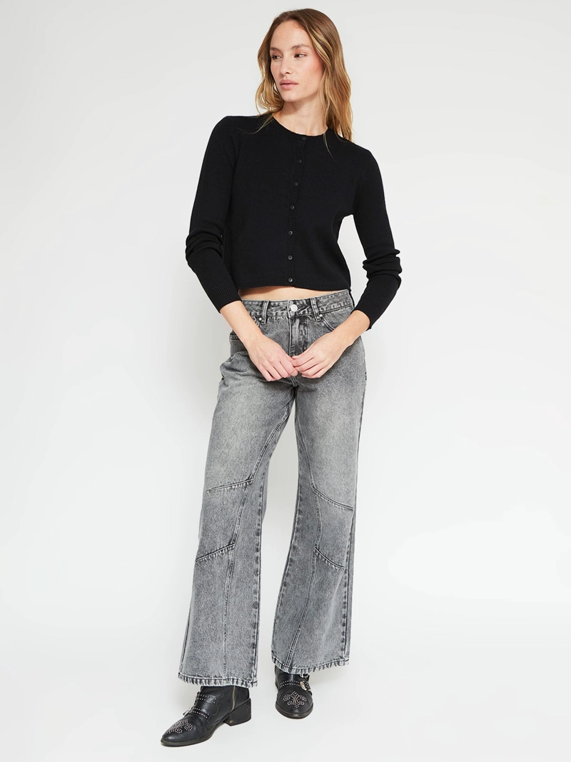CARDIGAN MUJER INDEX ALGODÓN BÁSICO - 4