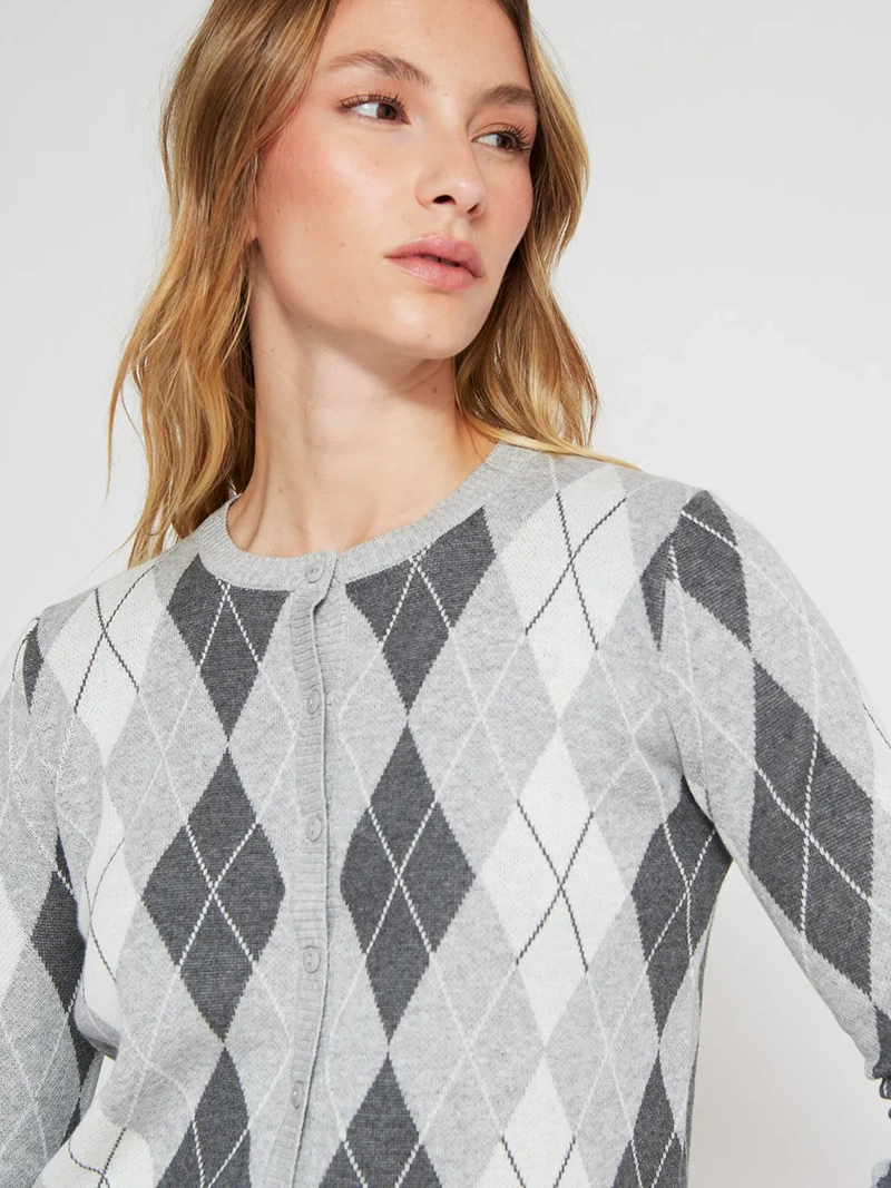 CARDIGAN MUJER INDEX ALGODÓN BÁSICO - 3