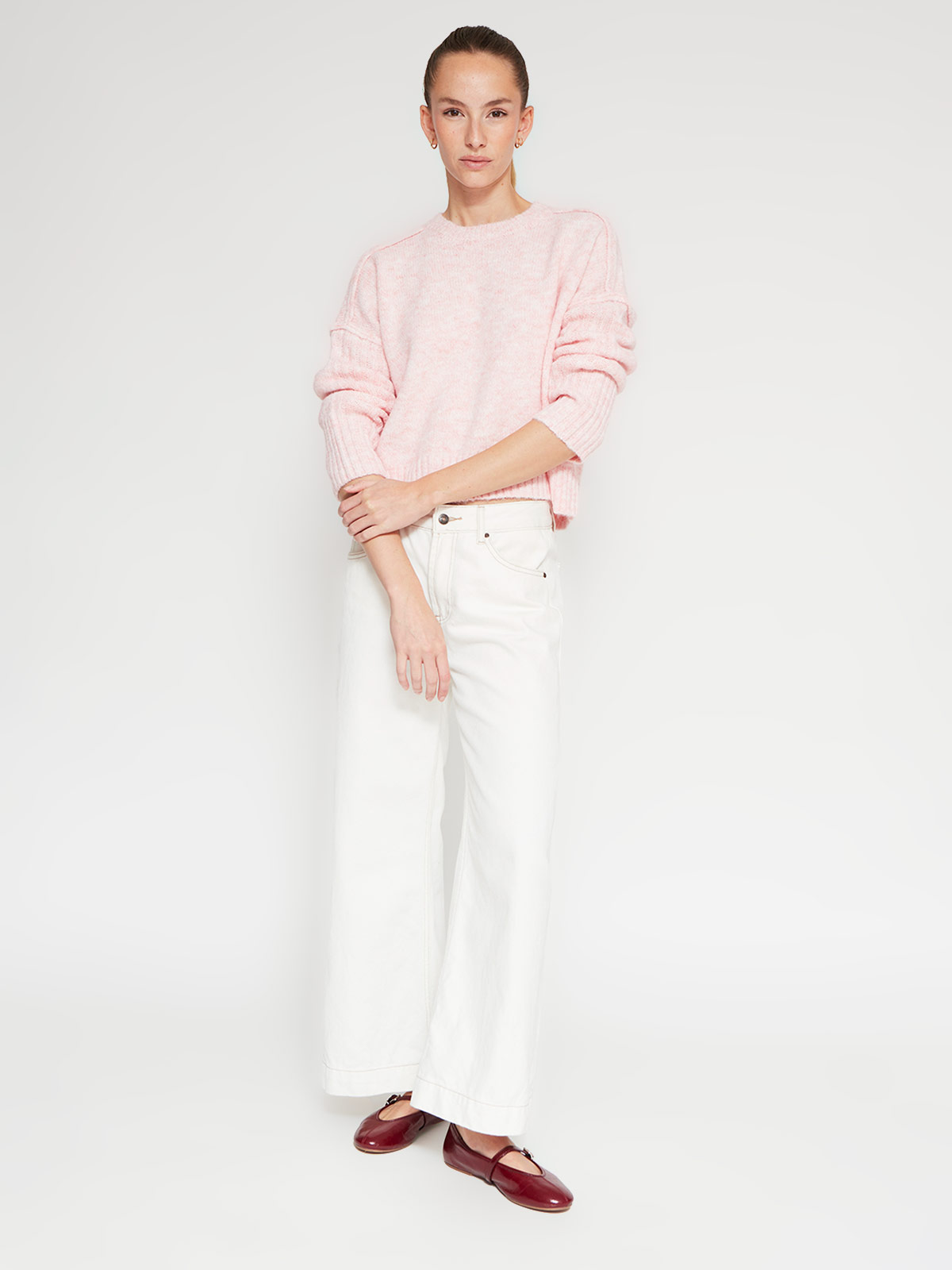 SWEATER MUJER INDEX MANGA LARGA SUAVE - 4