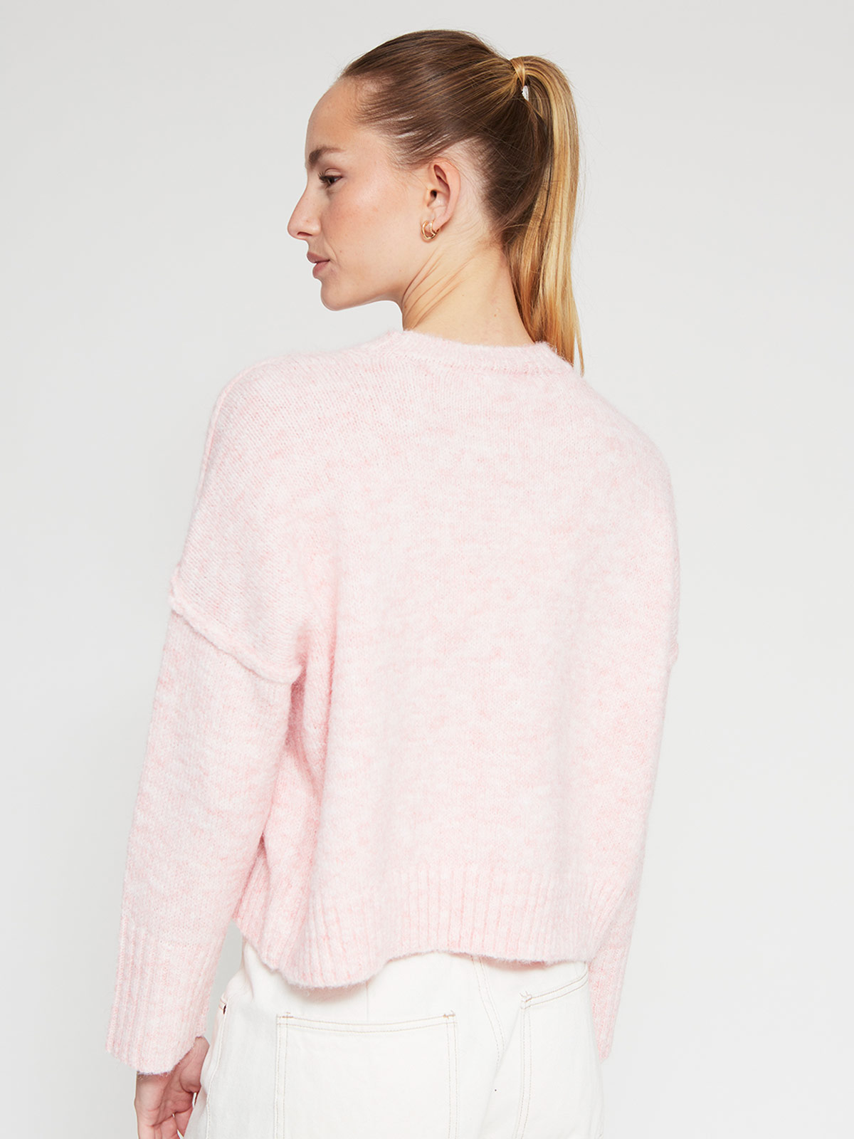 SWEATER MUJER INDEX MANGA LARGA SUAVE - 2