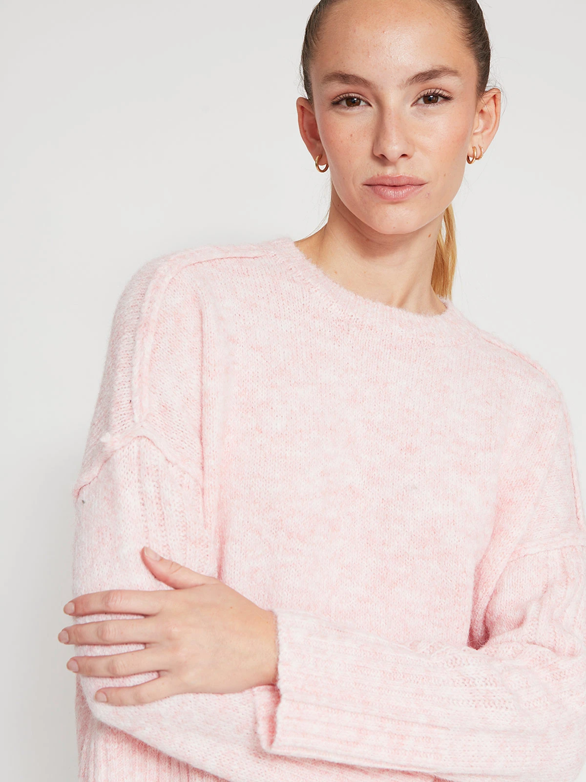 SWEATER MUJER INDEX MANGA LARGA SUAVE - 3