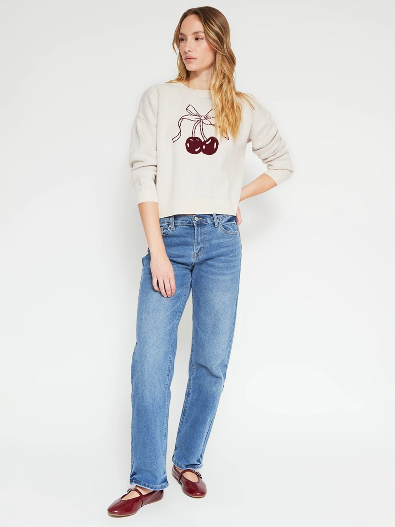 SWEATER MUJER INDEX MANGA LARGA - 4