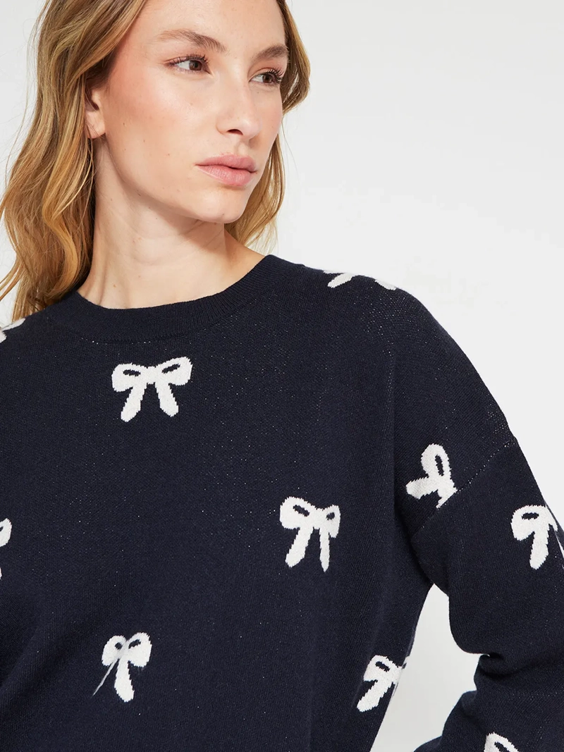 SWEATER MUJER INDEX MANGA LARGA - 3