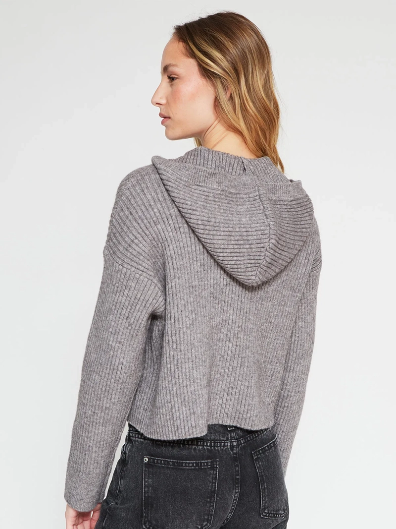 SWEATER MUJER INDEX MANGA LARGA CAPUCHA - 2