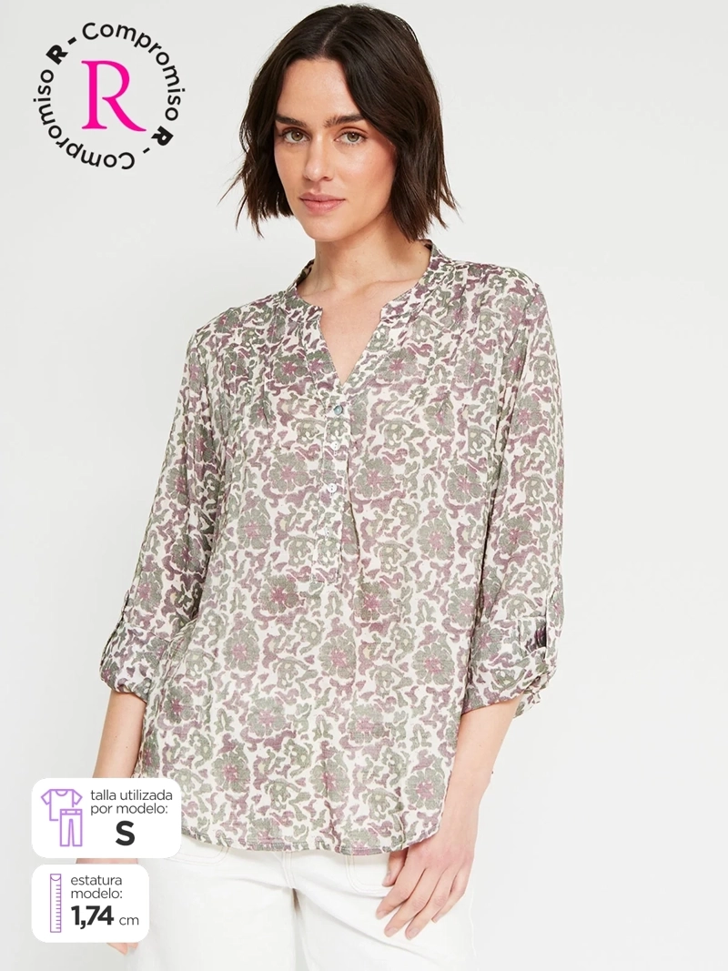 BLUSA MUJER REGATTA MANGA LARGA
