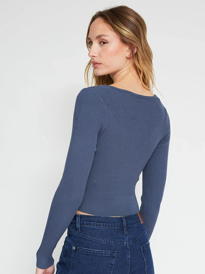 POLERA MUJER INDEX MANGA LARGA BÁSICA - 2