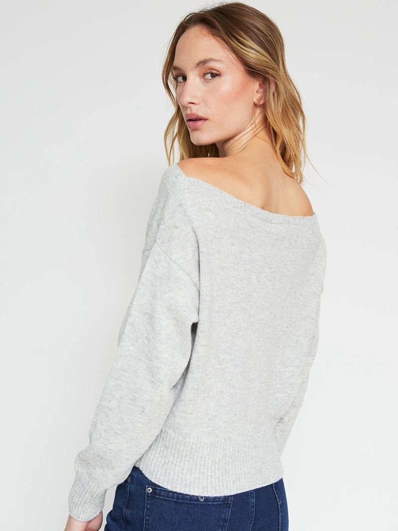 SWEATER MUJER INDEX MANGA LARGA PRINT - 2
