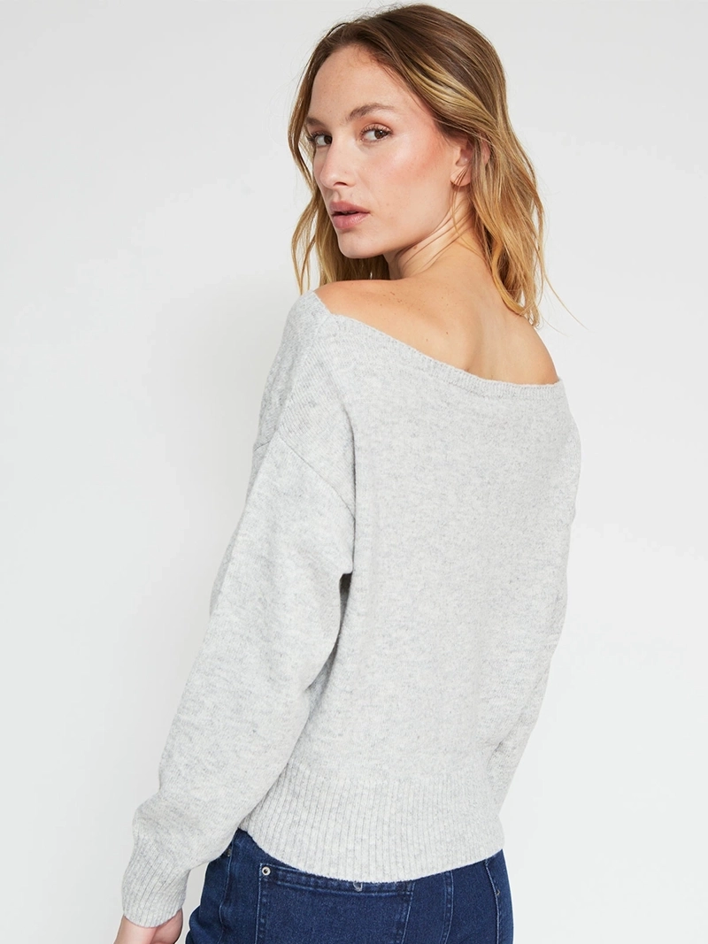 SWEATER MUJER INDEX MANGA LARGA PRINT - 2