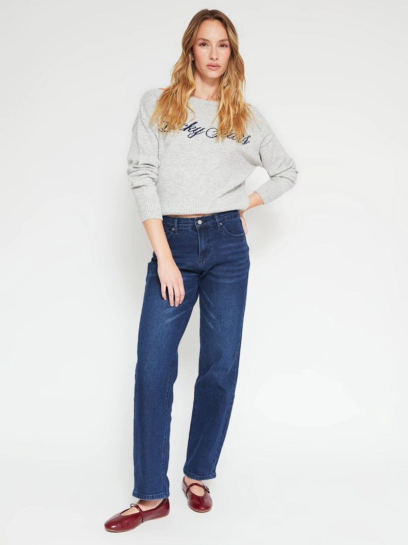 SWEATER MUJER INDEX MANGA LARGA PRINT - 4