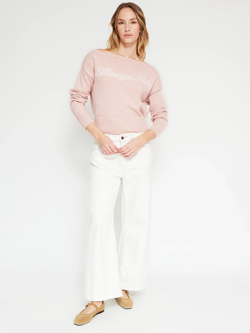 SWEATER MUJER INDEX MANGA LARGA PRINT - 4