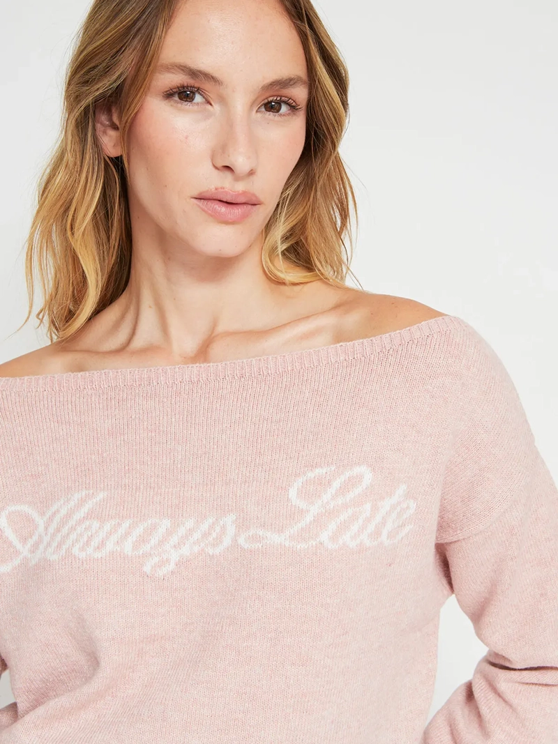 SWEATER MUJER INDEX MANGA LARGA PRINT - 3