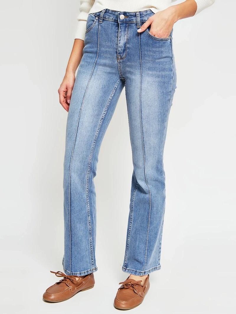 JEANS MUJER INDEX ALGODÓN FLARE - 2