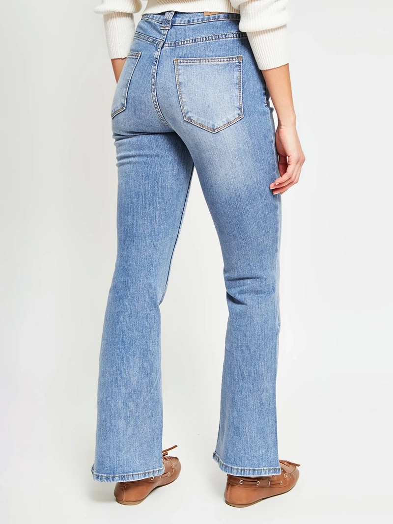 JEANS MUJER INDEX ALGODÓN FLARE - 3