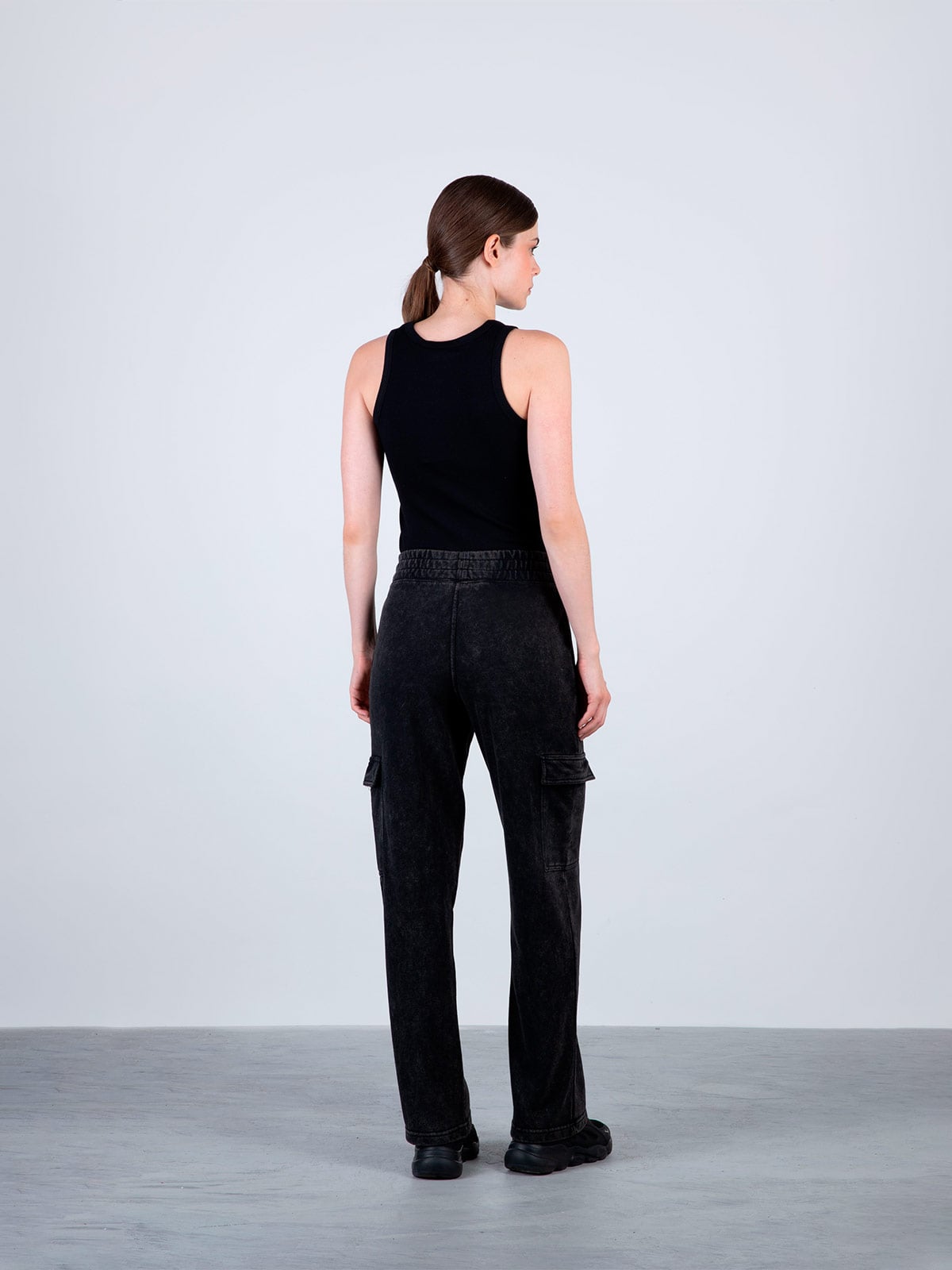 PANTALÓN MUJER EVERLAST ALGODÓN IRON - 4