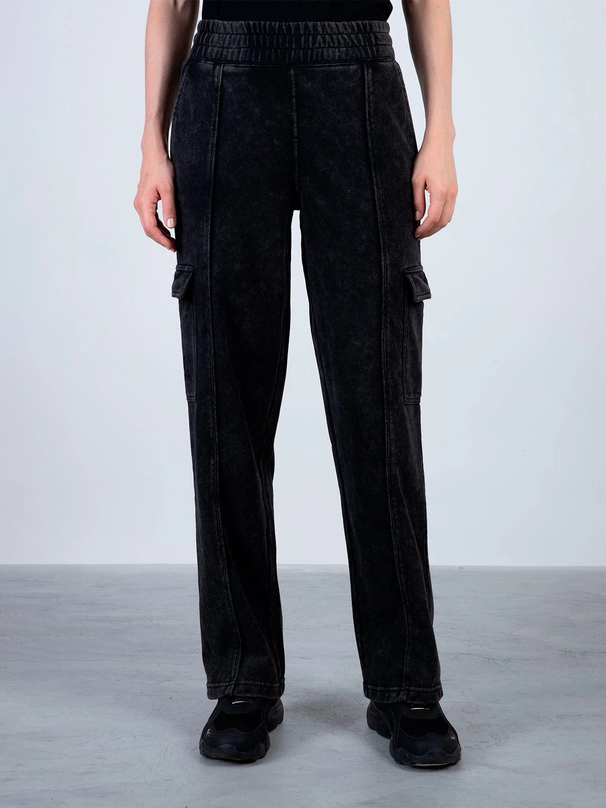 PANTALÓN MUJER EVERLAST ALGODÓN IRON - 3