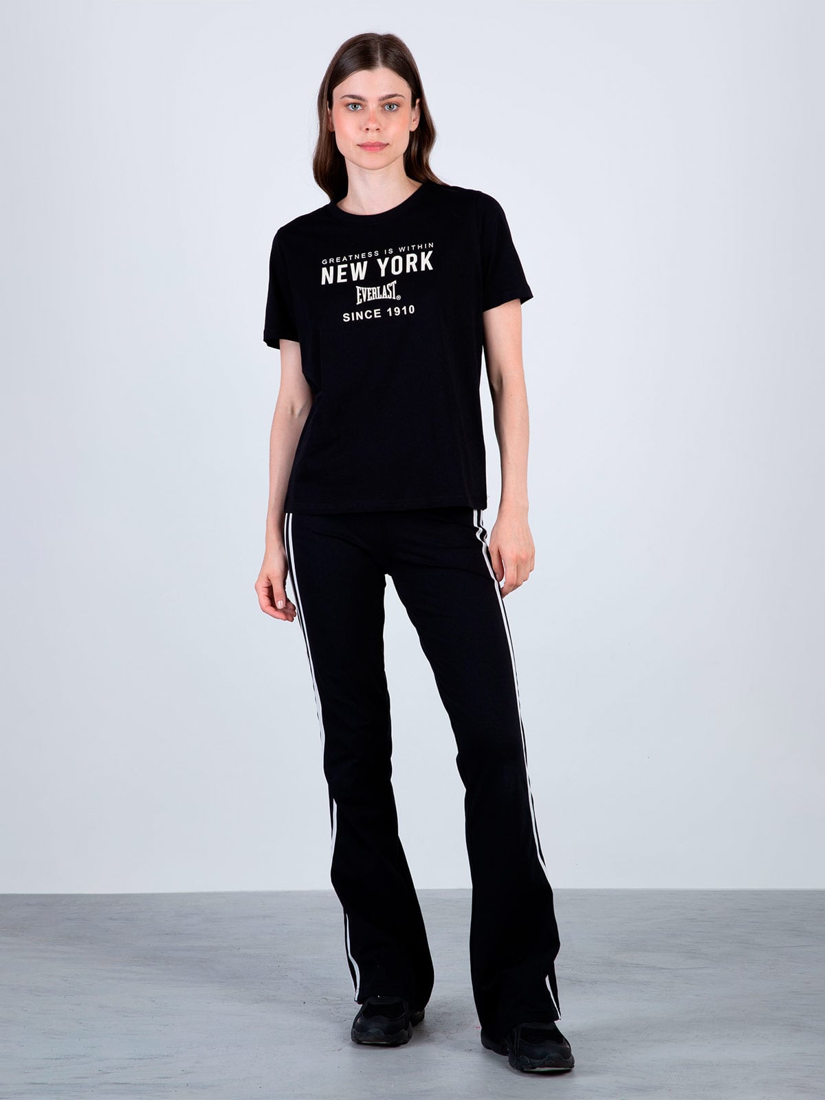 POLERA MUJER EVERLAST ALGODÓN MANGA CORTA - 2