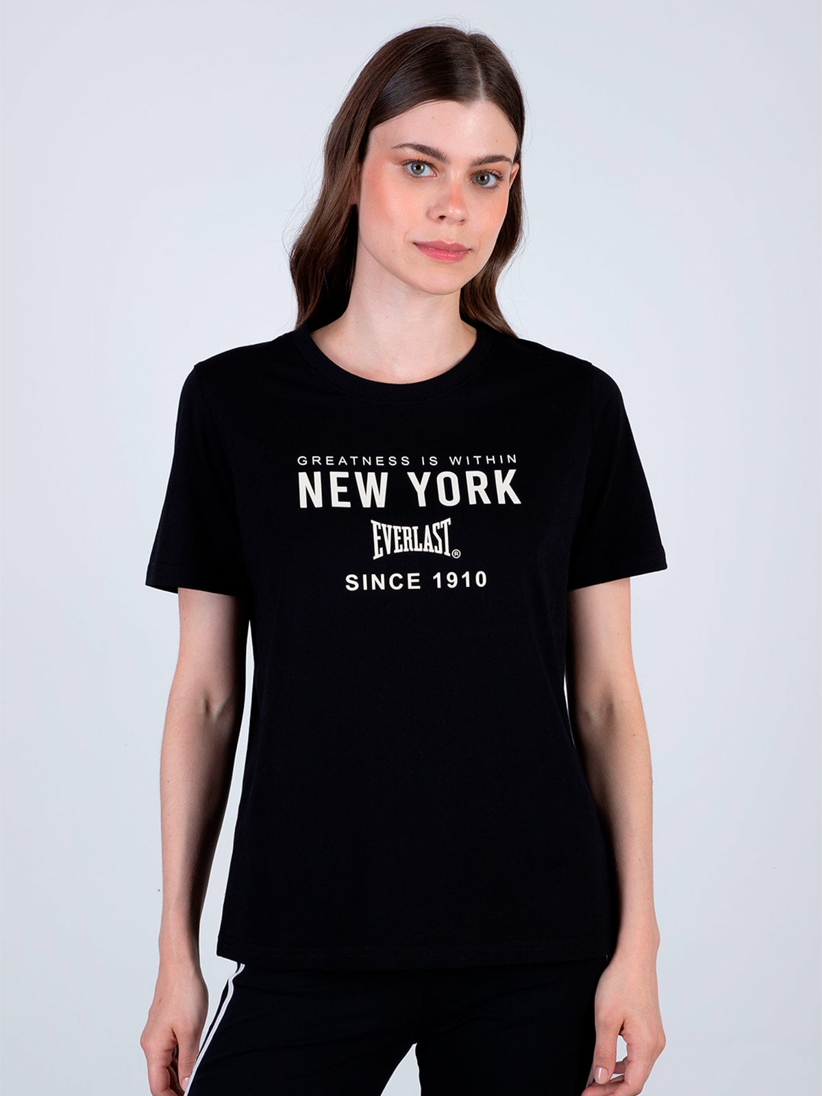 POLERA MUJER EVERLAST ALGODÓN MANGA CORTA - 3