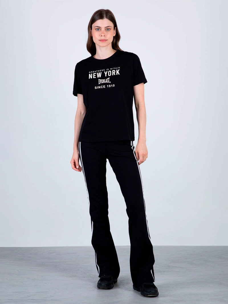 POLERA MUJER EVERLAST ALGODÓN MANGA CORTA - 2