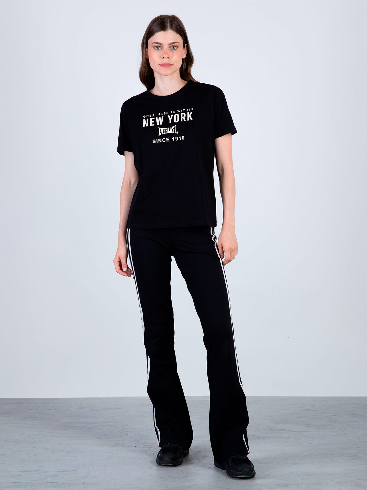 POLERA MUJER EVERLAST ALGODÓN MANGA CORTA - 2