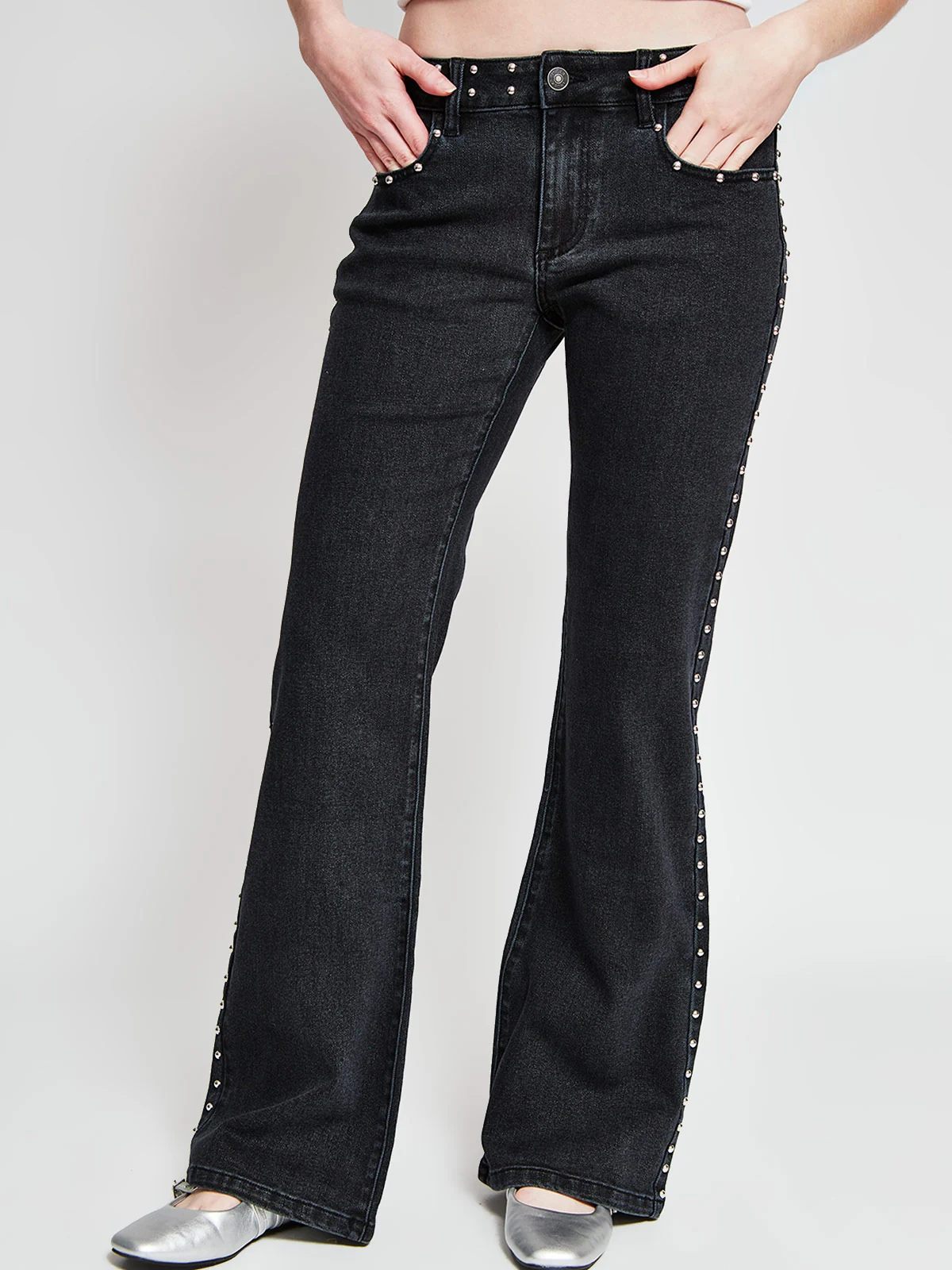 JEANS MUJER INDEX ALGODÓN TACHAS - 2