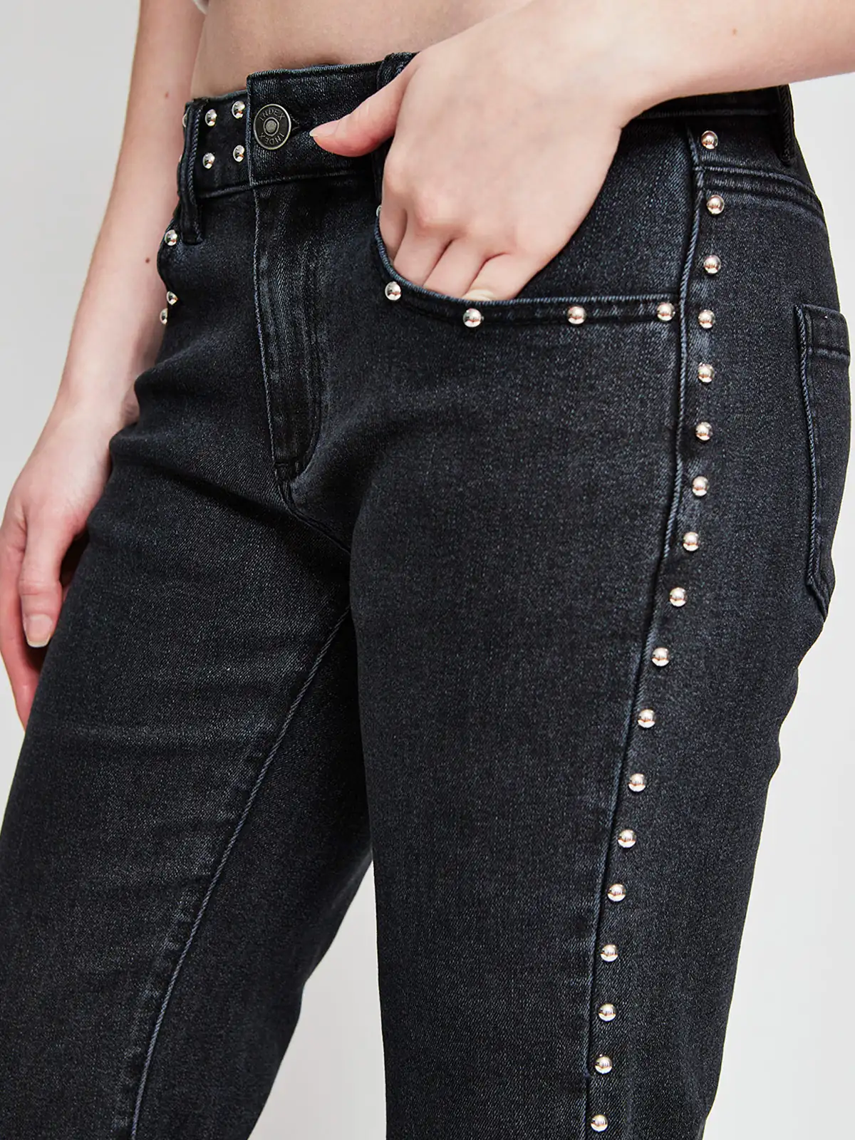 JEANS MUJER INDEX ALGODÓN TACHAS - 4