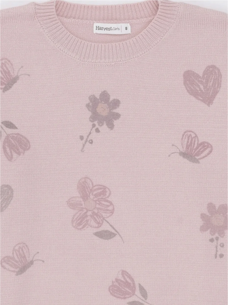 SWEATER NIÑA HARVEST PRINT - 5