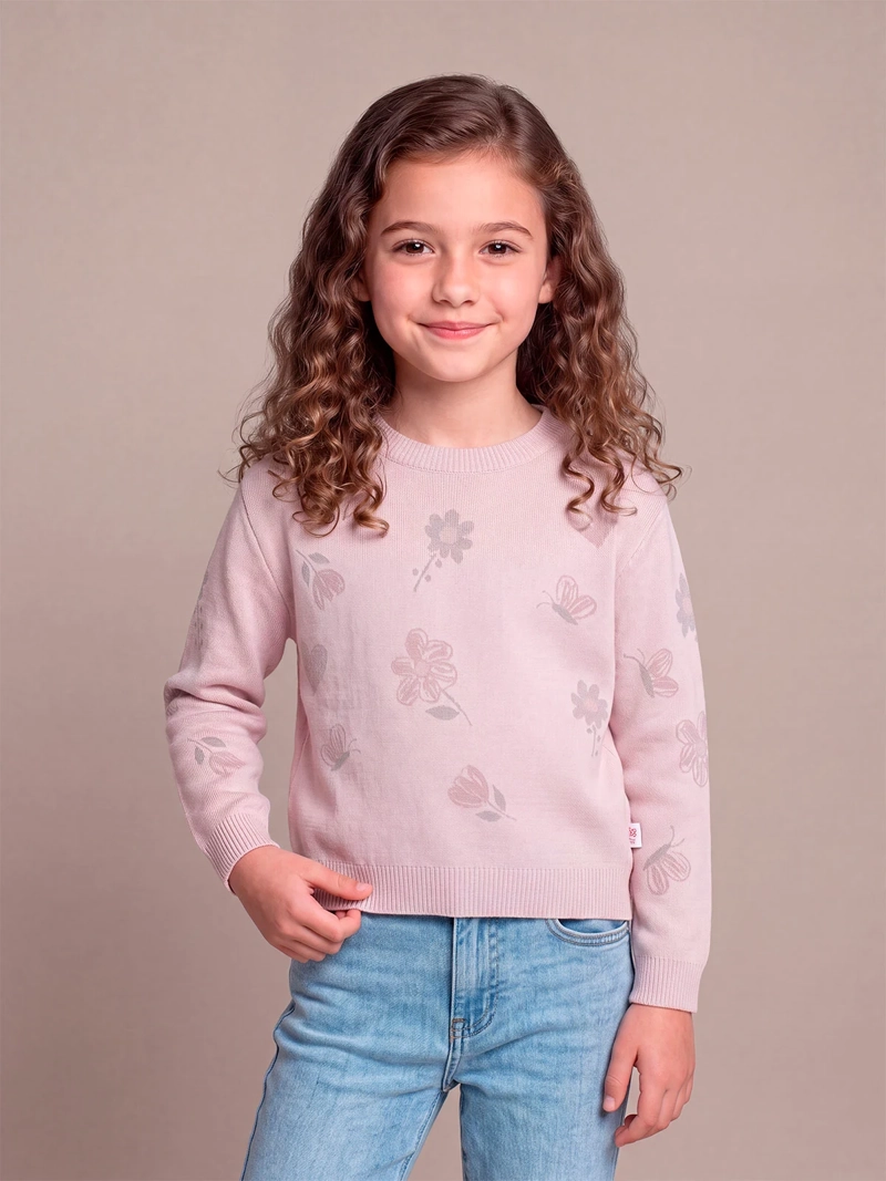 SWEATER NIÑA HARVEST PRINT - 1