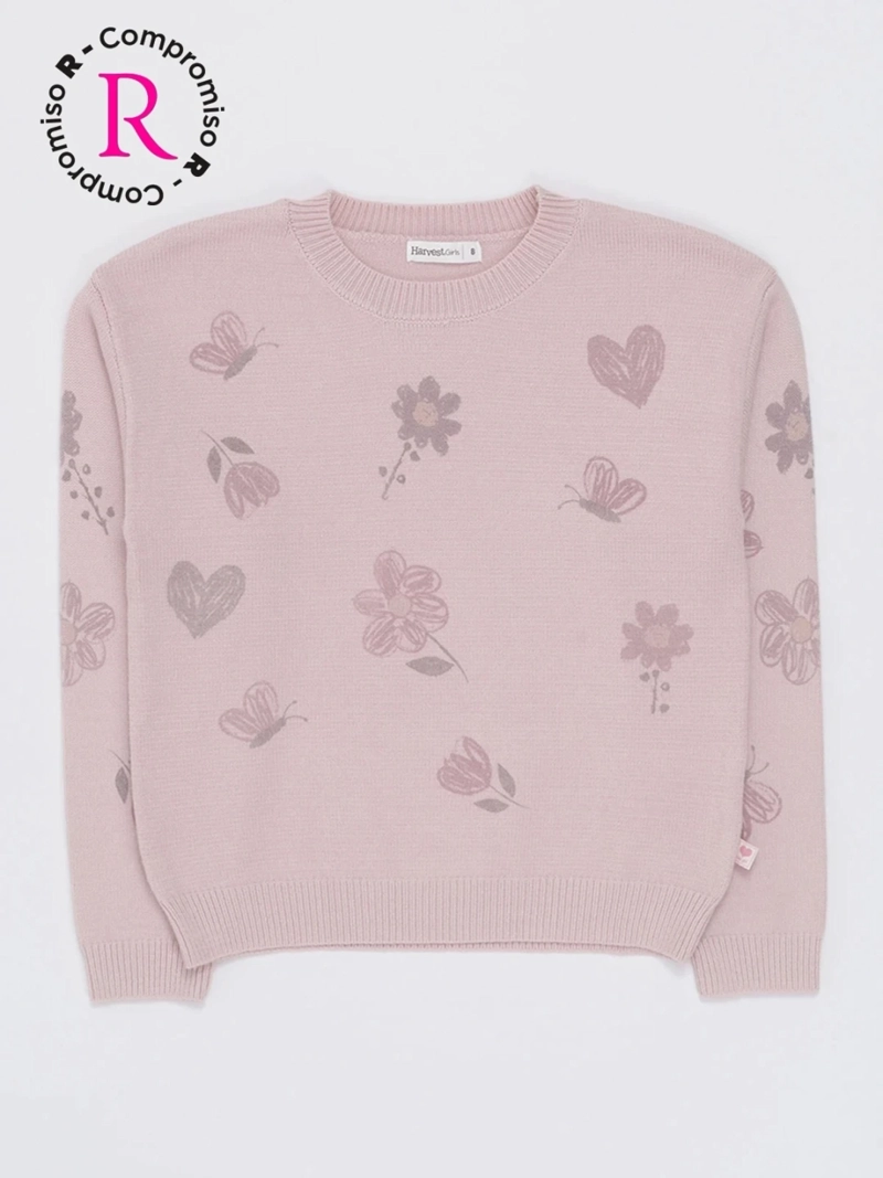 SWEATER NIÑA HARVEST PRINT - 3