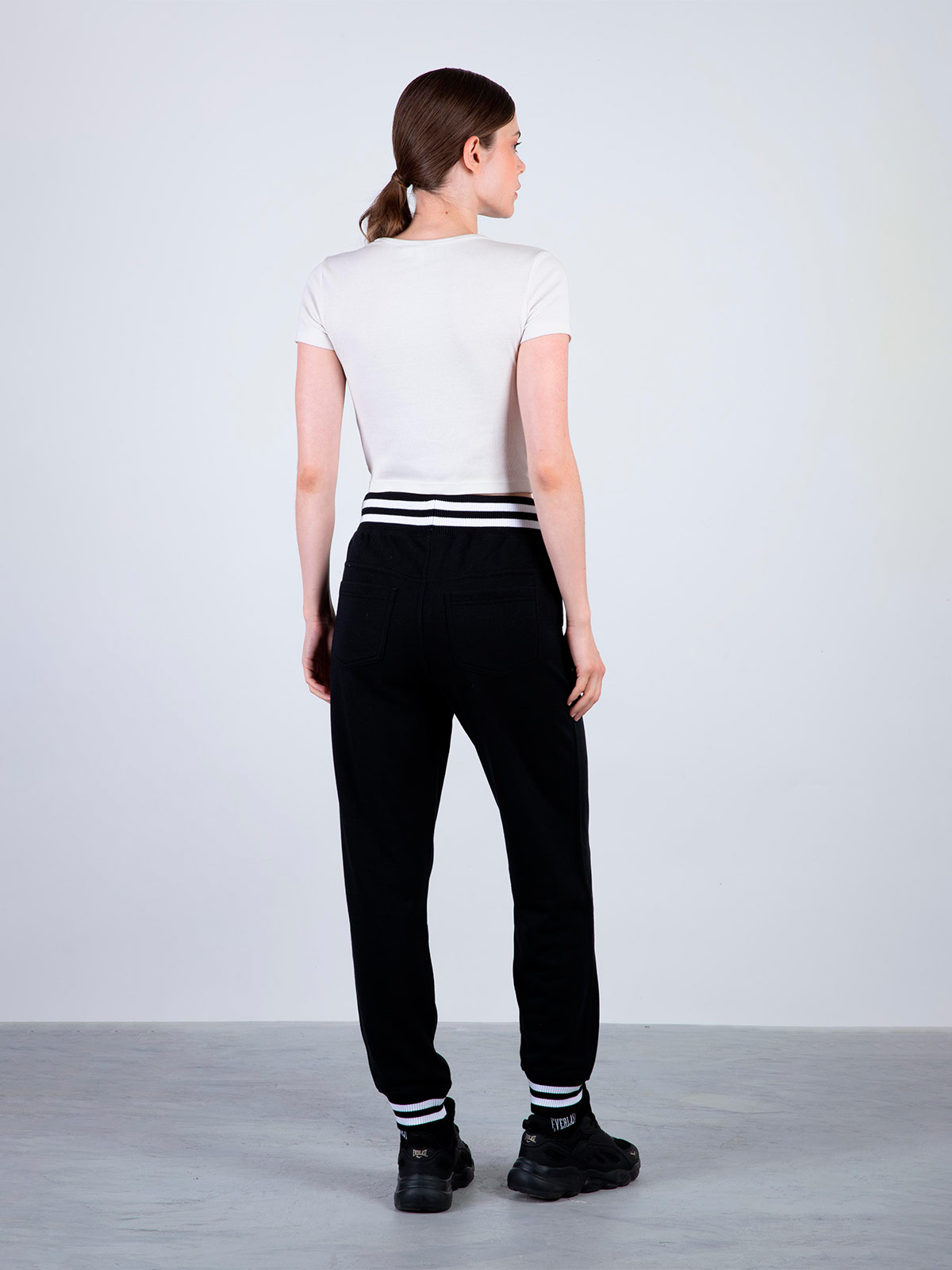 PANTALÓN MUJER EVERLAST ALGODÓN JOGGER - 4