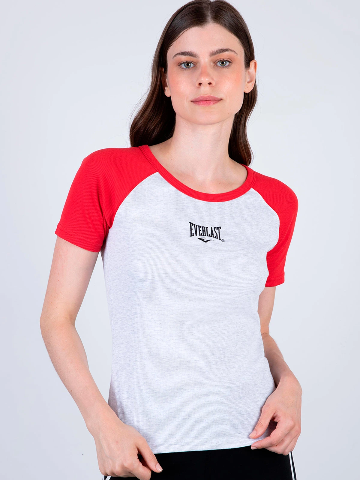 POLERA MUJER EVERLAST ALGODÓN MANGA CORTA - 2