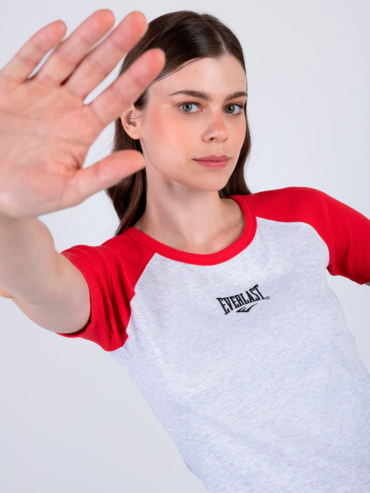 POLERA MUJER EVERLAST ALGODÓN MANGA CORTA - 5
