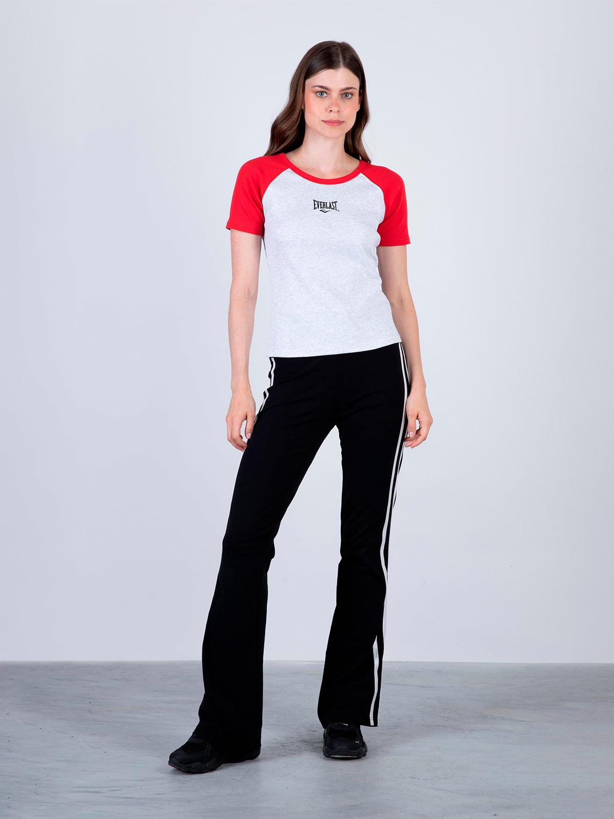 EVERLAST POLERA MUJER EVERLAST ALGODÓN MANGA CORTA