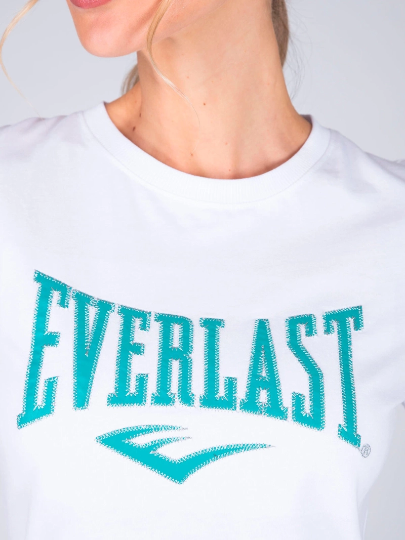 POLERA MUJER EVERLAST ALGODÓN MANGA CORTA - 5