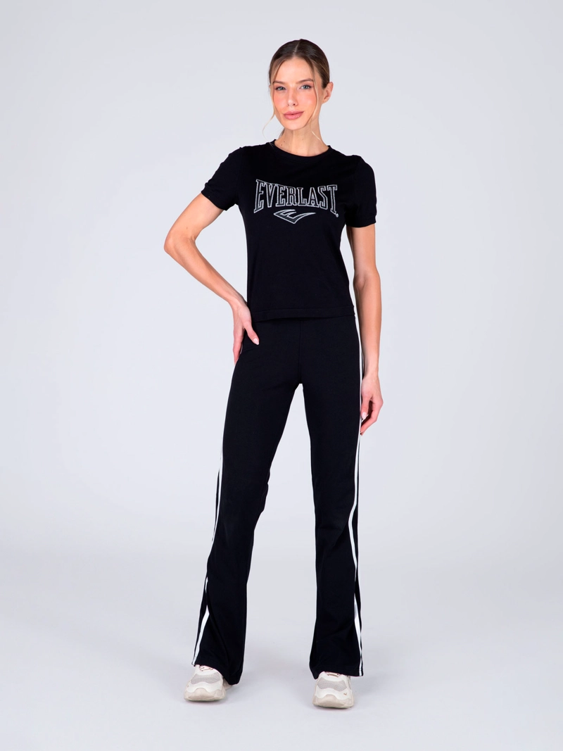 EVERLAST POLERA MUJER EVERLAST ALGODÓN MANGA CORTA