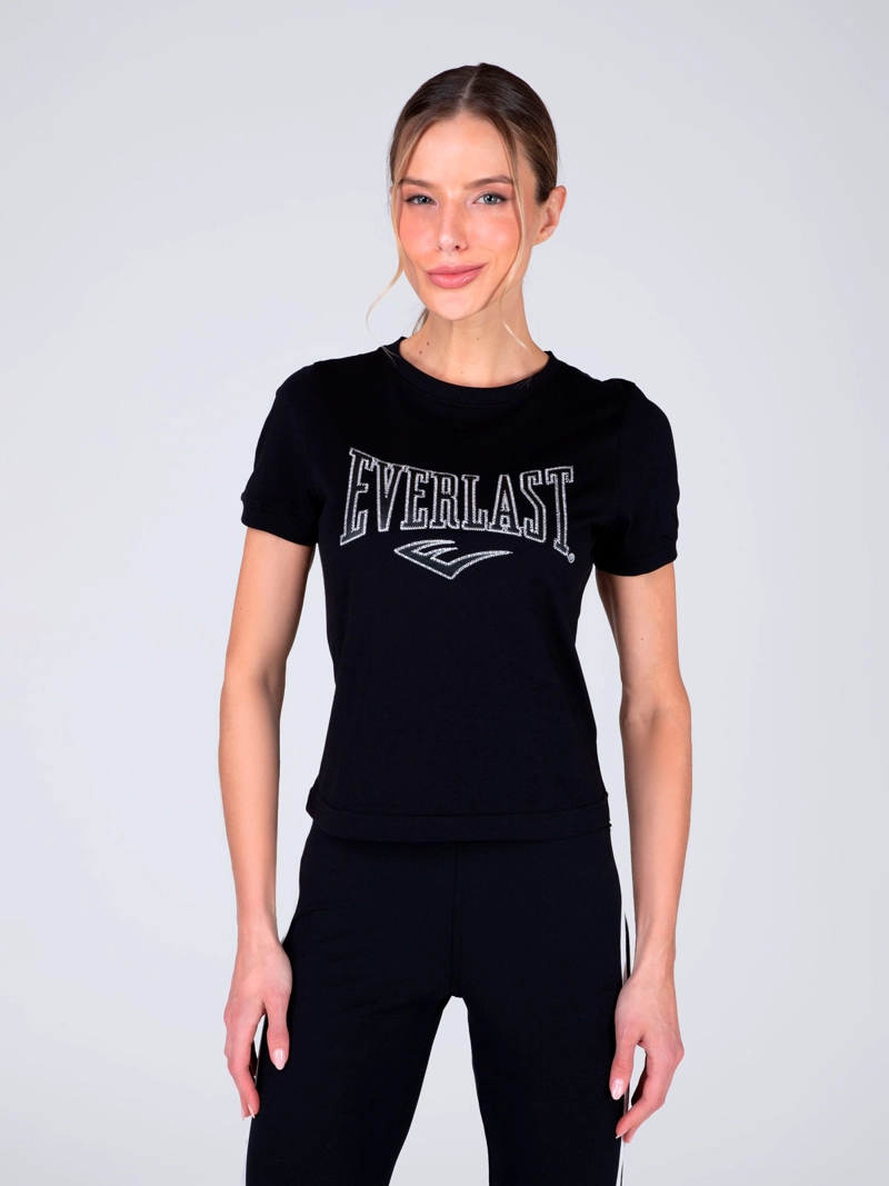 POLERA MUJER EVERLAST ALGODÓN MANGA CORTA - 2