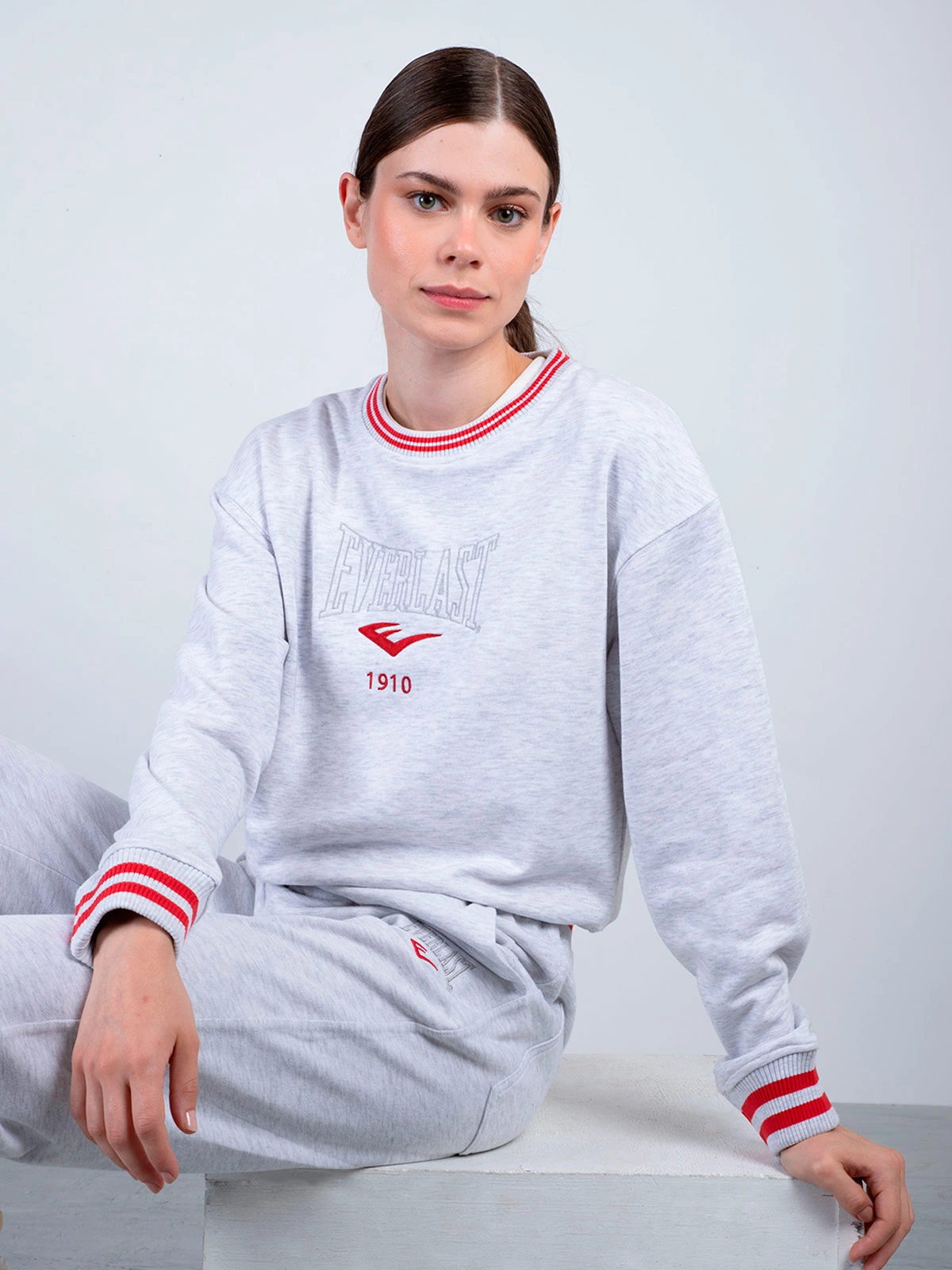 POLERÓN MUJER EVERLAST ALGODÓN CUELLO REDONDO - 2
