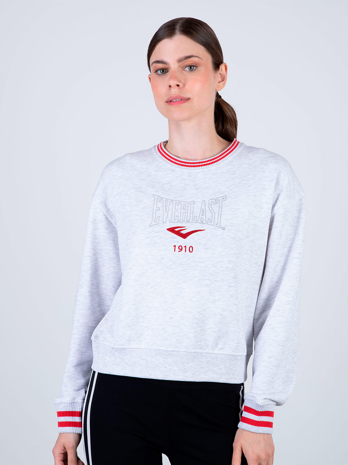 POLERÓN MUJER EVERLAST ALGODÓN CUELLO REDONDO - 3