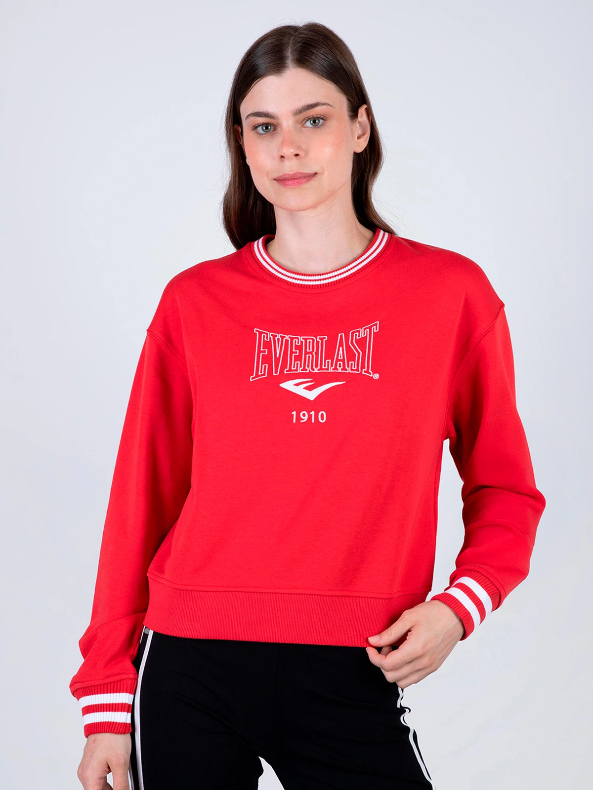 POLERÓN MUJER EVERLAST ALGODÓN CUELLO REDONDO - 3