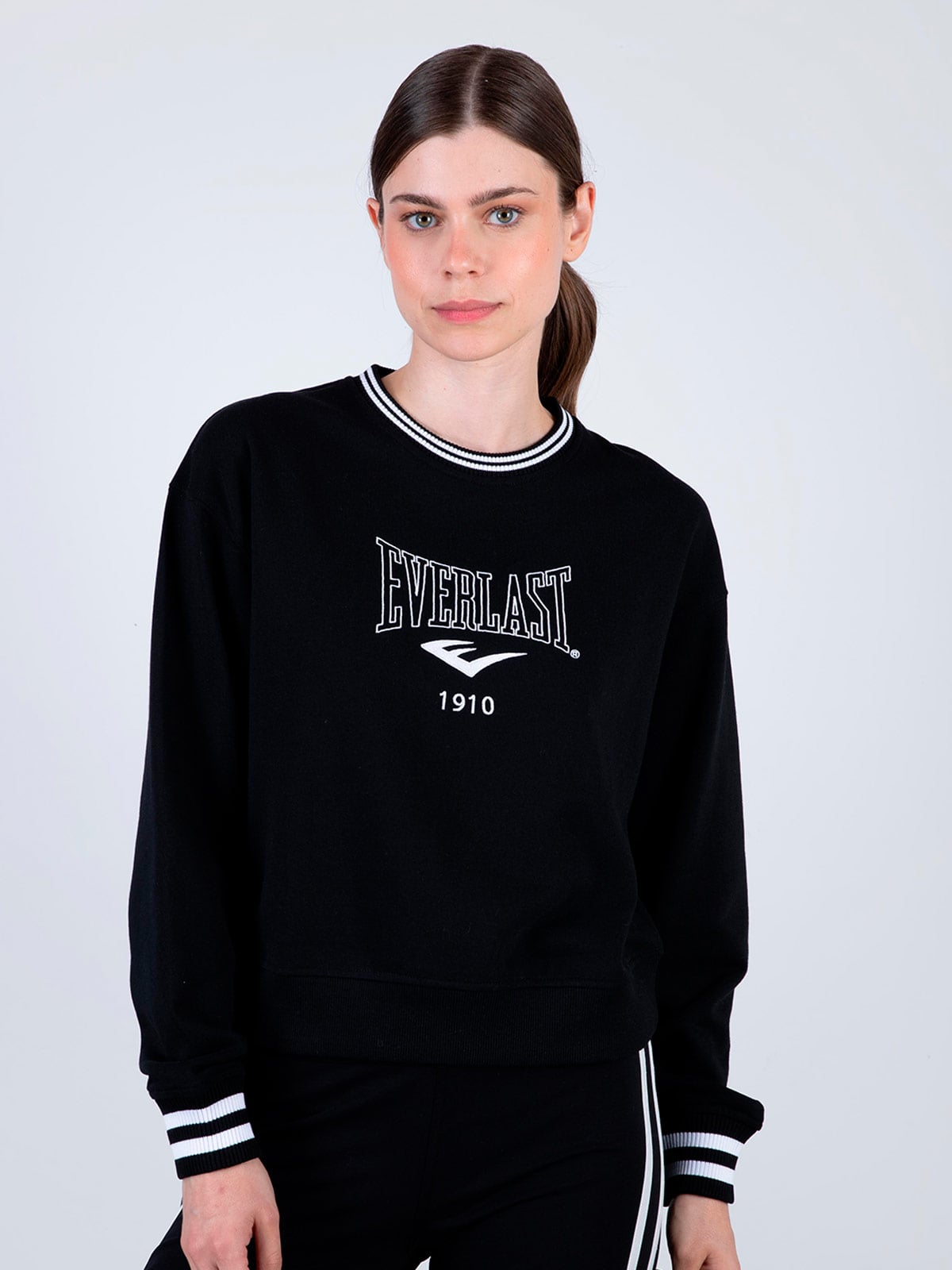 POLERÓN MUJER EVERLAST ALGODÓN CUELLO REDONDO - 3