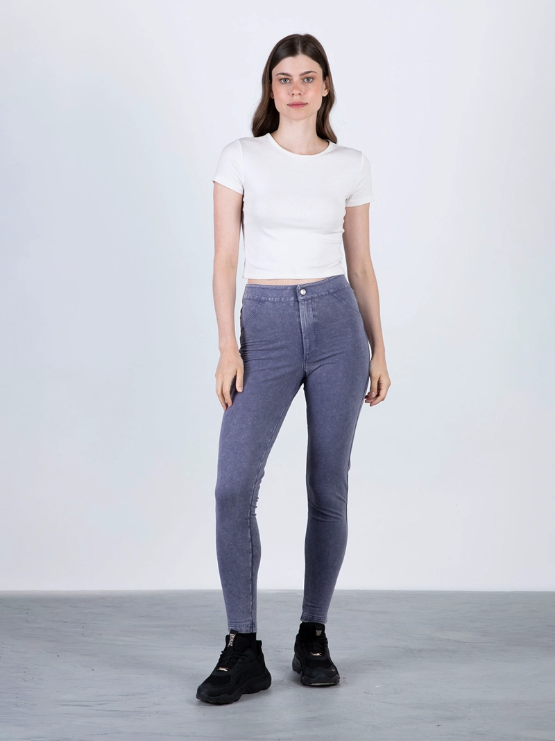 PANTALÓN MUJER EVERLAST ALGODÓN JEGGING - 1