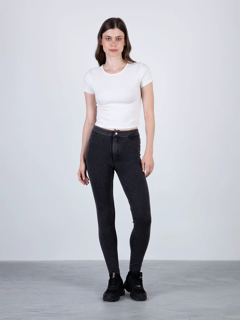 PANTALÓN MUJER EVERLAST ALGODÓN JEGGING - 2