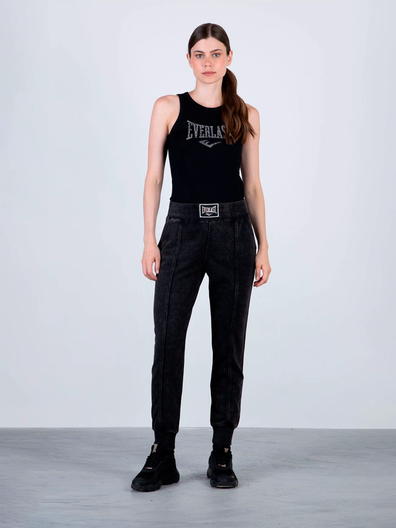 PANTALÓN MUJER EVERLAST ALGODÓN JOGGER - 2
